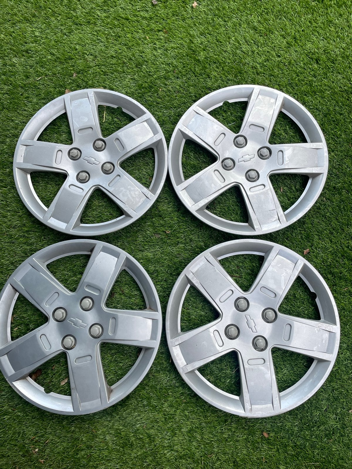 15 inch Chevrolet wieldoppen - Set van 4, Ophalen of Verzenden, Gebruikt