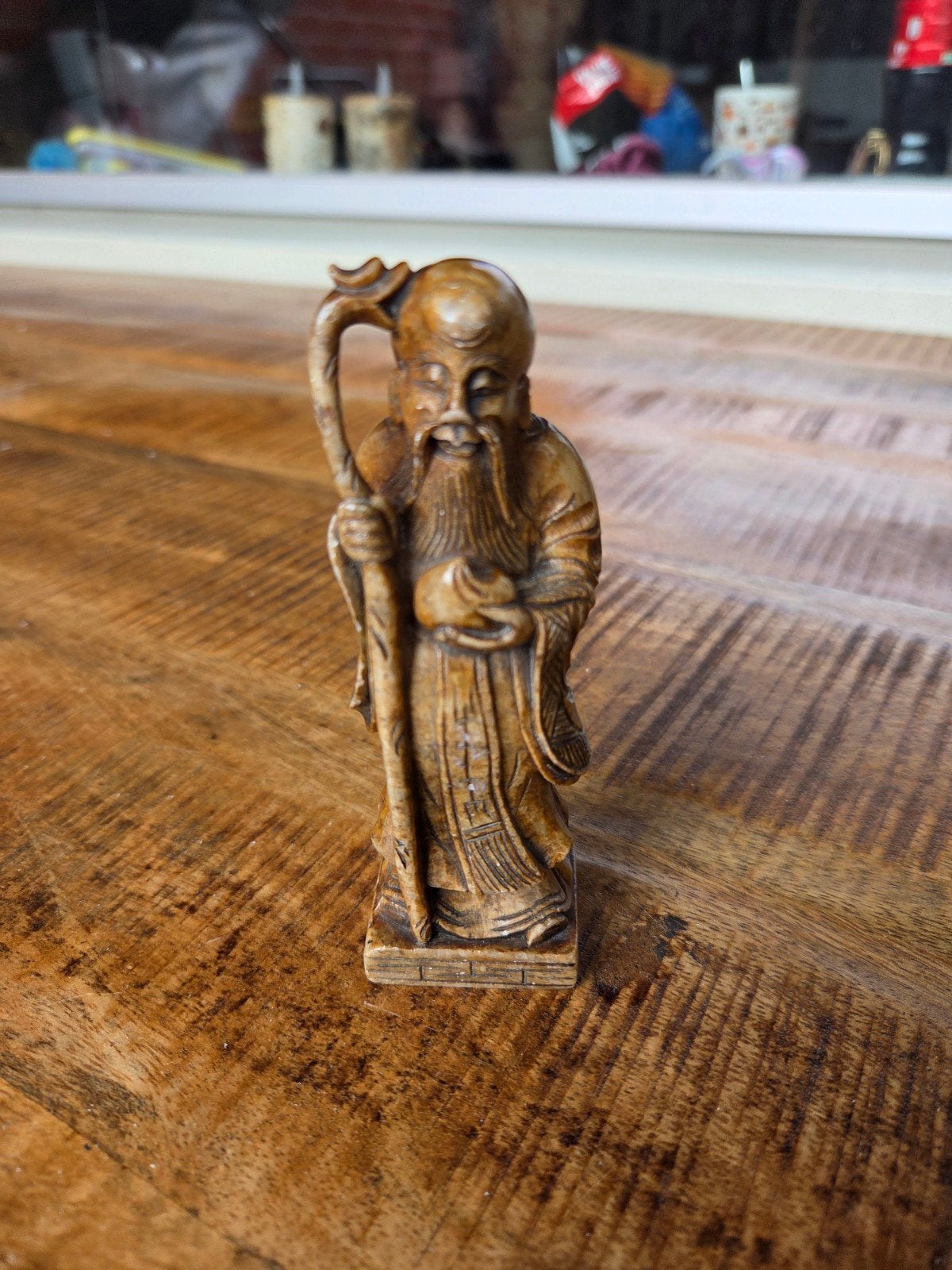 Shou lao beeldje in goede staat!, Antiek en Kunst, Handgemaakt, Ophalen of Verzenden, China, Beeld