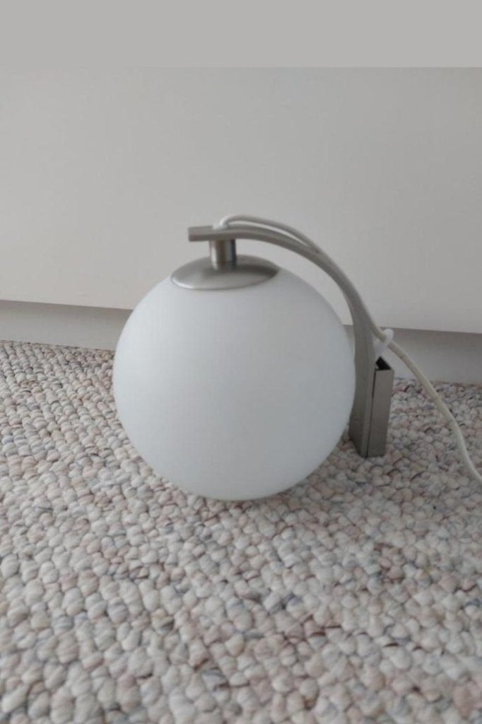 vintage glazen lamp bol, Antiek en Kunst, Ophalen of Verzenden