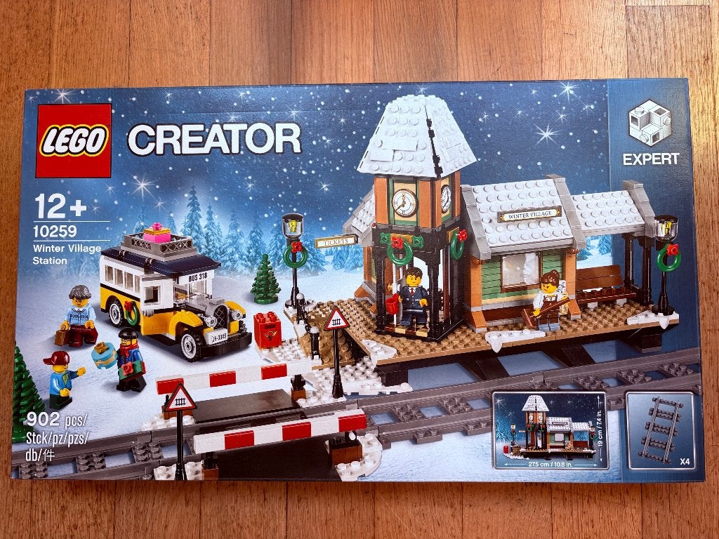 Lego 10259 Winterdorp station NIEUW, Lego, Compleet, Lego, Nieuw