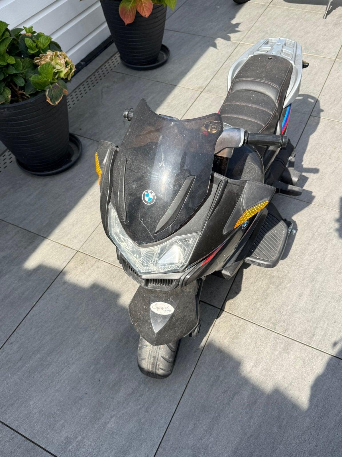 BMW elektrische kindermotor +MoovWay elektr.step zadel+mand, Fietsen en Brommers, Scooters | Kymco, Ophalen, Gebruikt, Elektrisch
