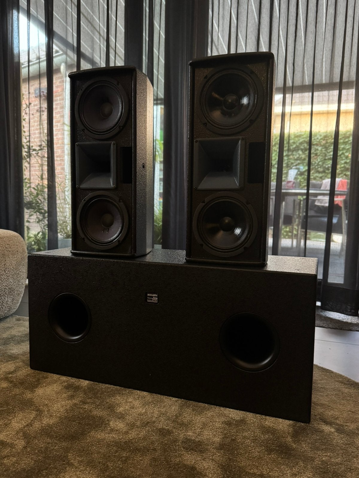 Seeburg Acoustic Line PA set - A1 + A2 - geluidsinstallatie, Ophalen, Zo goed als nieuw, Overige merken