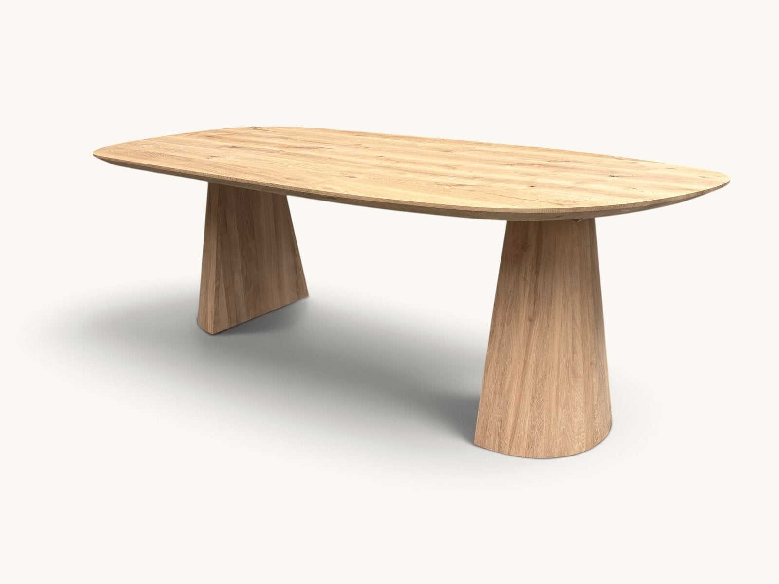 Organische eettafel | houten onderstel | stel zelf samen