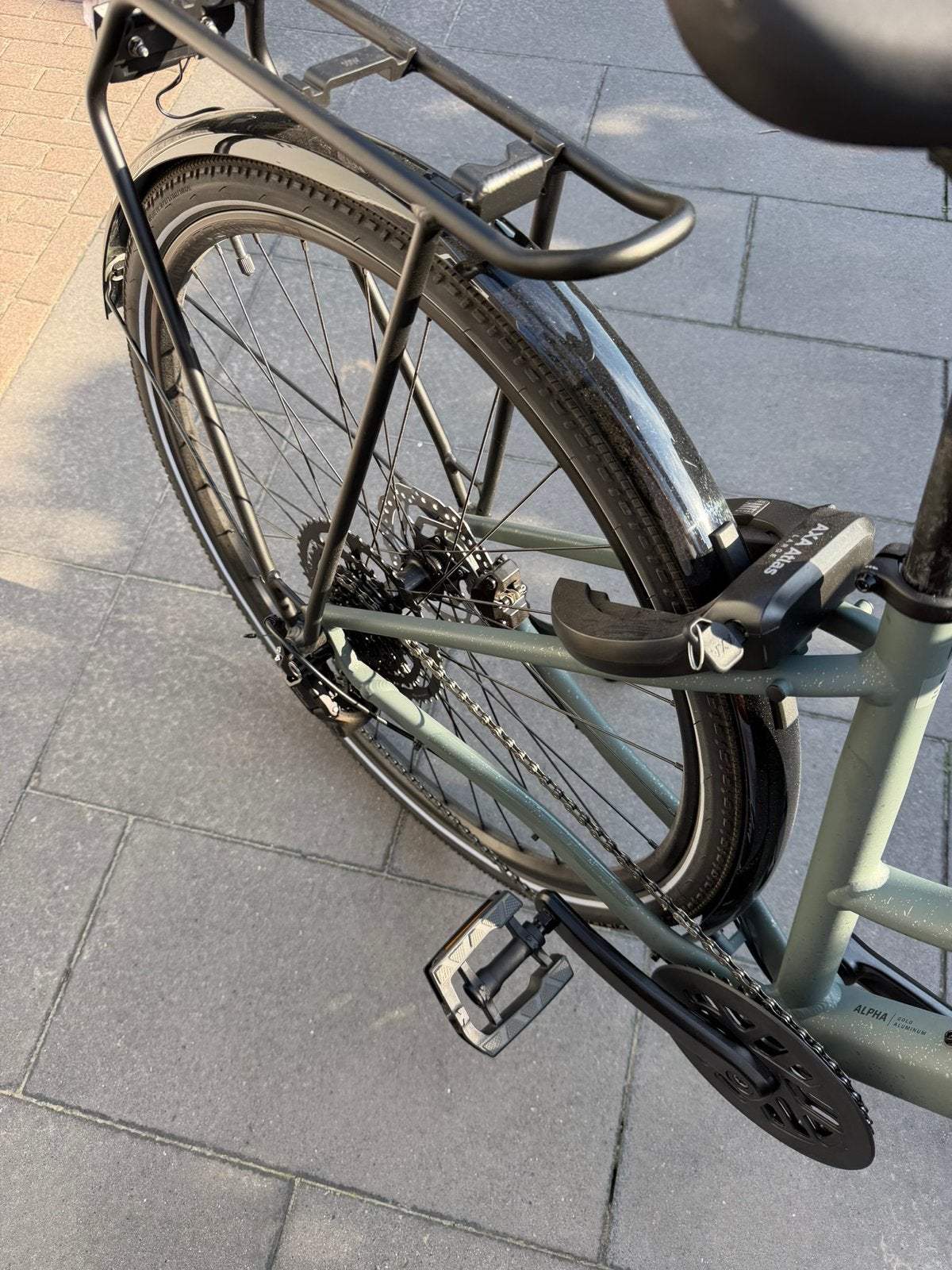 Foto 9 van stadsfiets FX Sport AL Equipped Midstep licht groen. Mt M.