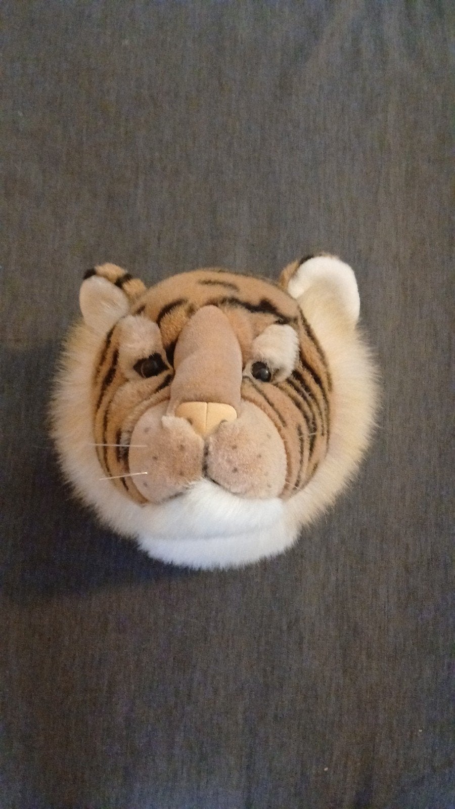 tijger dierenkop, 20 cm, Decoratieobject, Zo goed als nieuw, Bruin