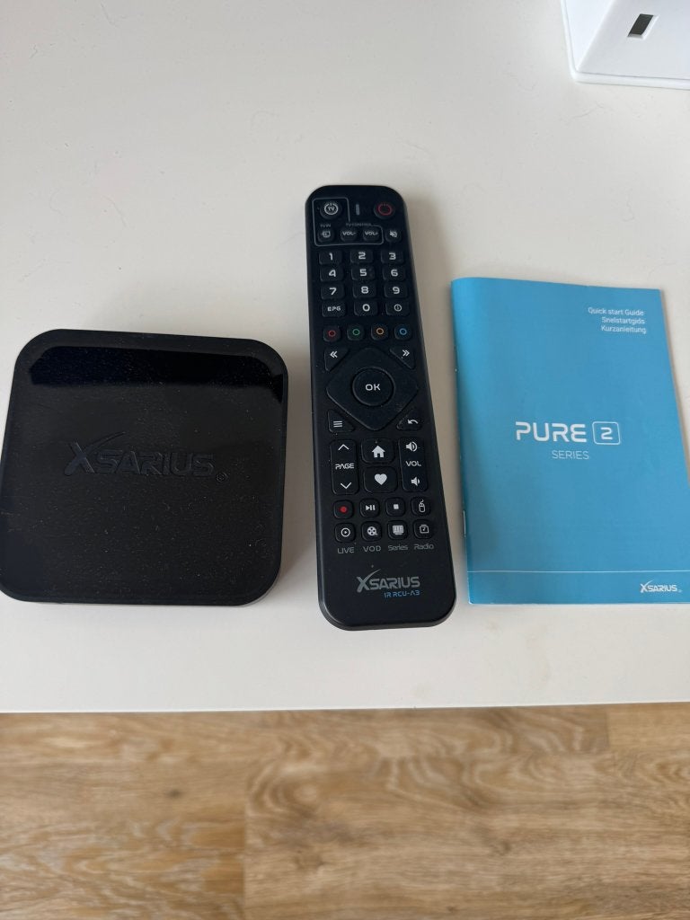 XSARIUS Pure 2 Series decoder voor IPTV, Ophalen of Verzenden, Zo goed als nieuw, HDMI, Minder dan 500 GB