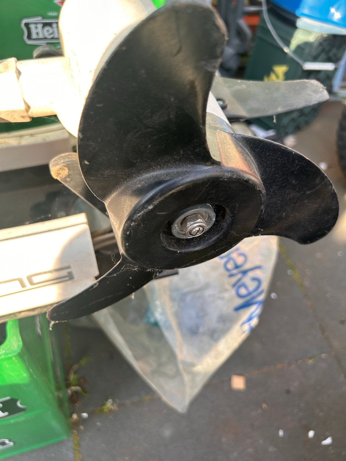 Propeller voor Haswing elektrische buitenboordmotor, Ophalen, Gebruikt, Motor en Techniek