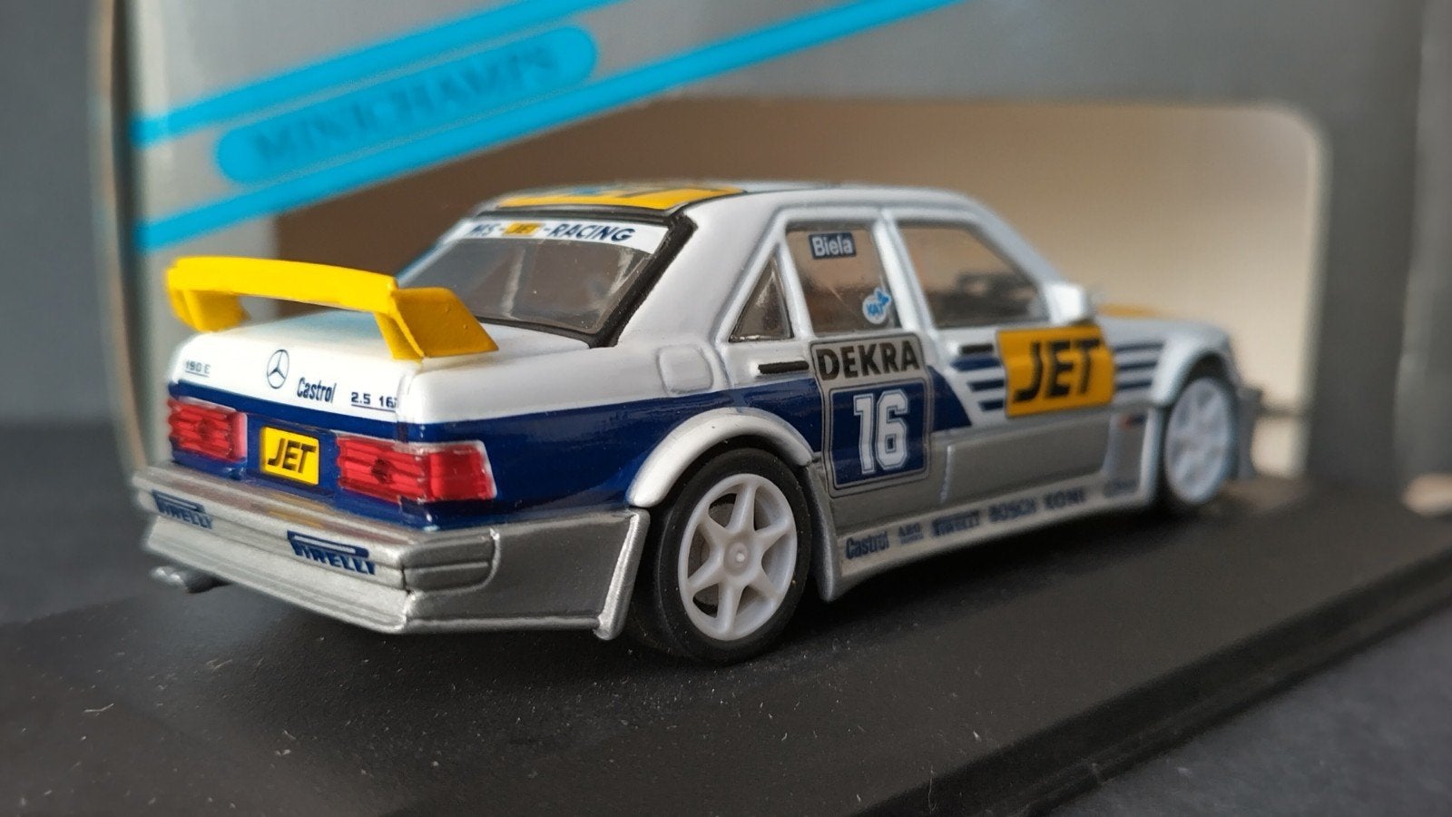 Mercedes Benz 190 Evo 1 DTM Ms Jet Biela Minchamps Pol, Auto, Verzenden, ., Nieuw