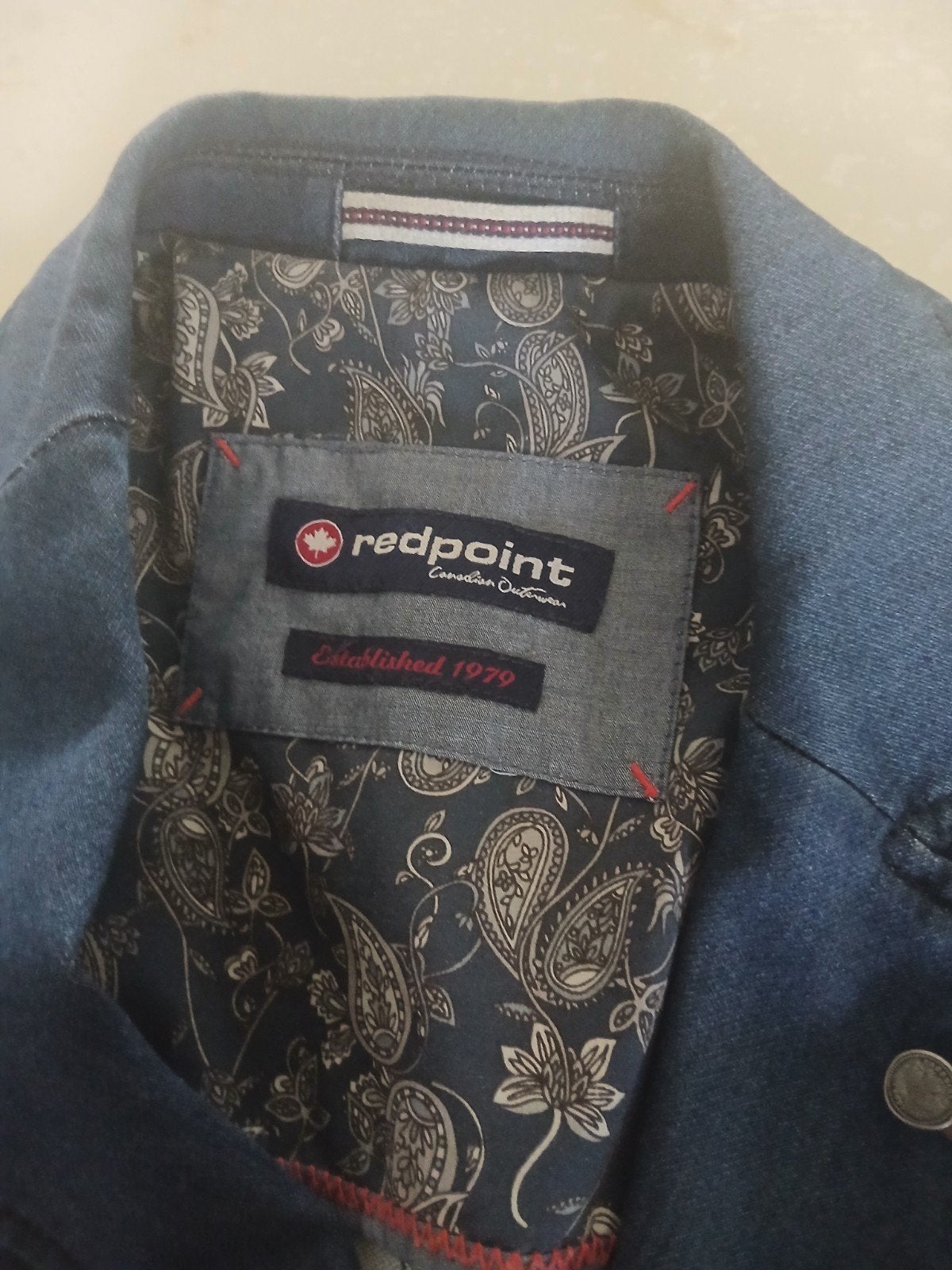 Redpoint Heren Colbert - Maat L, Maat 52/54 (L), Blauw, Ophalen of Verzenden, Zo goed als nieuw