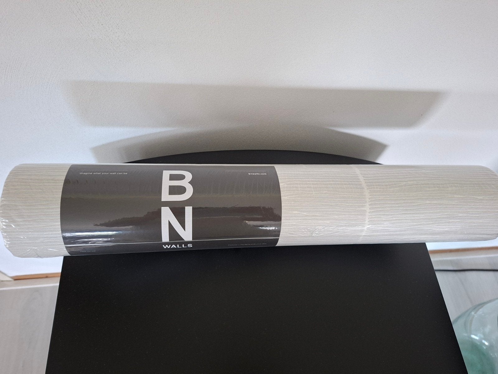 BN Vinyl Behang Wit - 1 rol, Effen, Wit, BN, Ophalen of Verzenden