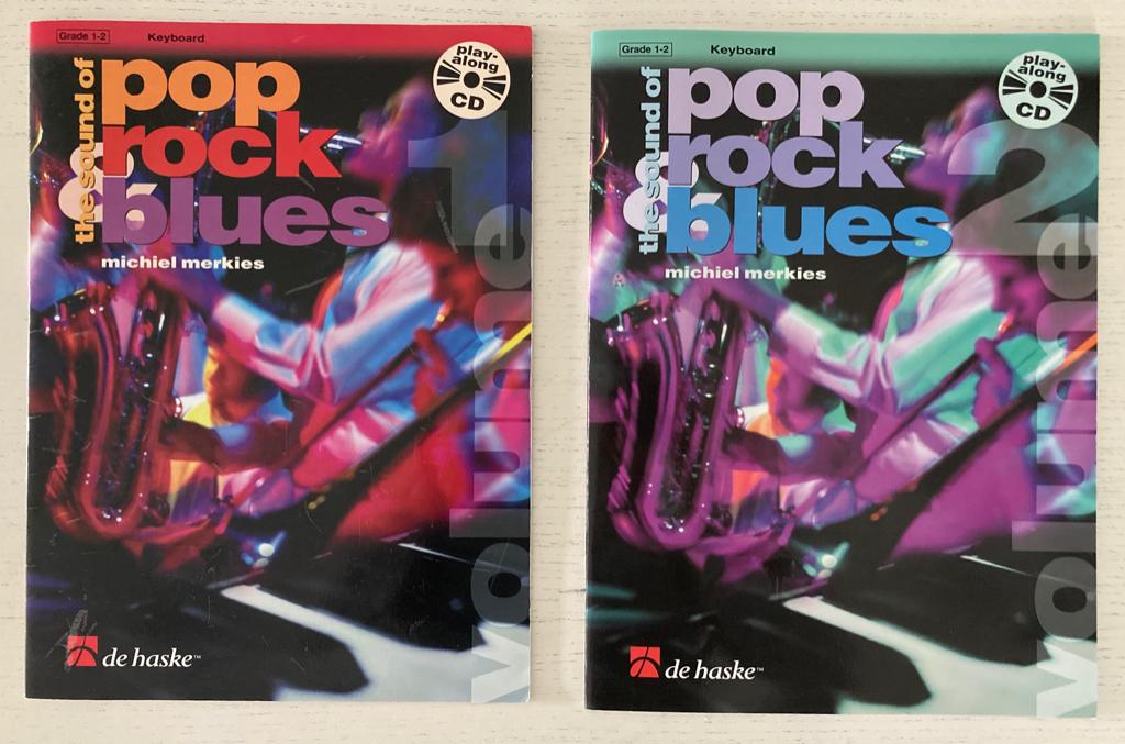 The sound of Pop-Rock-Blues (deel 1 & 2) voor Keyboard, Gebruikt, Verzenden, Les of Cursus, Keyboard