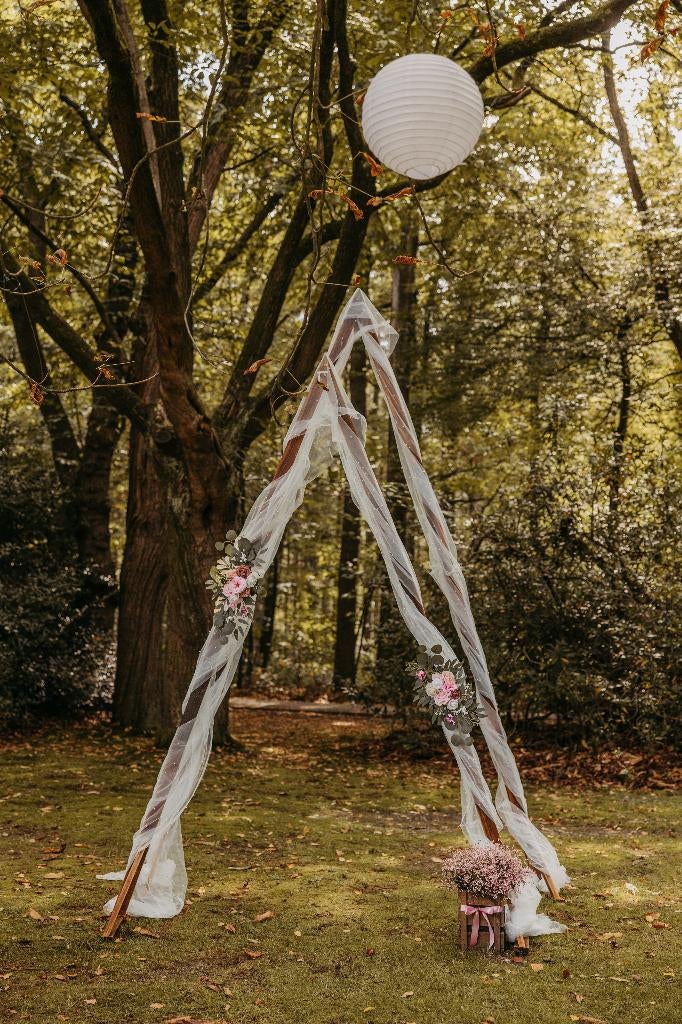 Bruiloft decoratie, Hobby en Vrije tijd, Feestartikelen, Ophalen, Zo goed als nieuw, Versiering, Geboorte of Huwelijk
