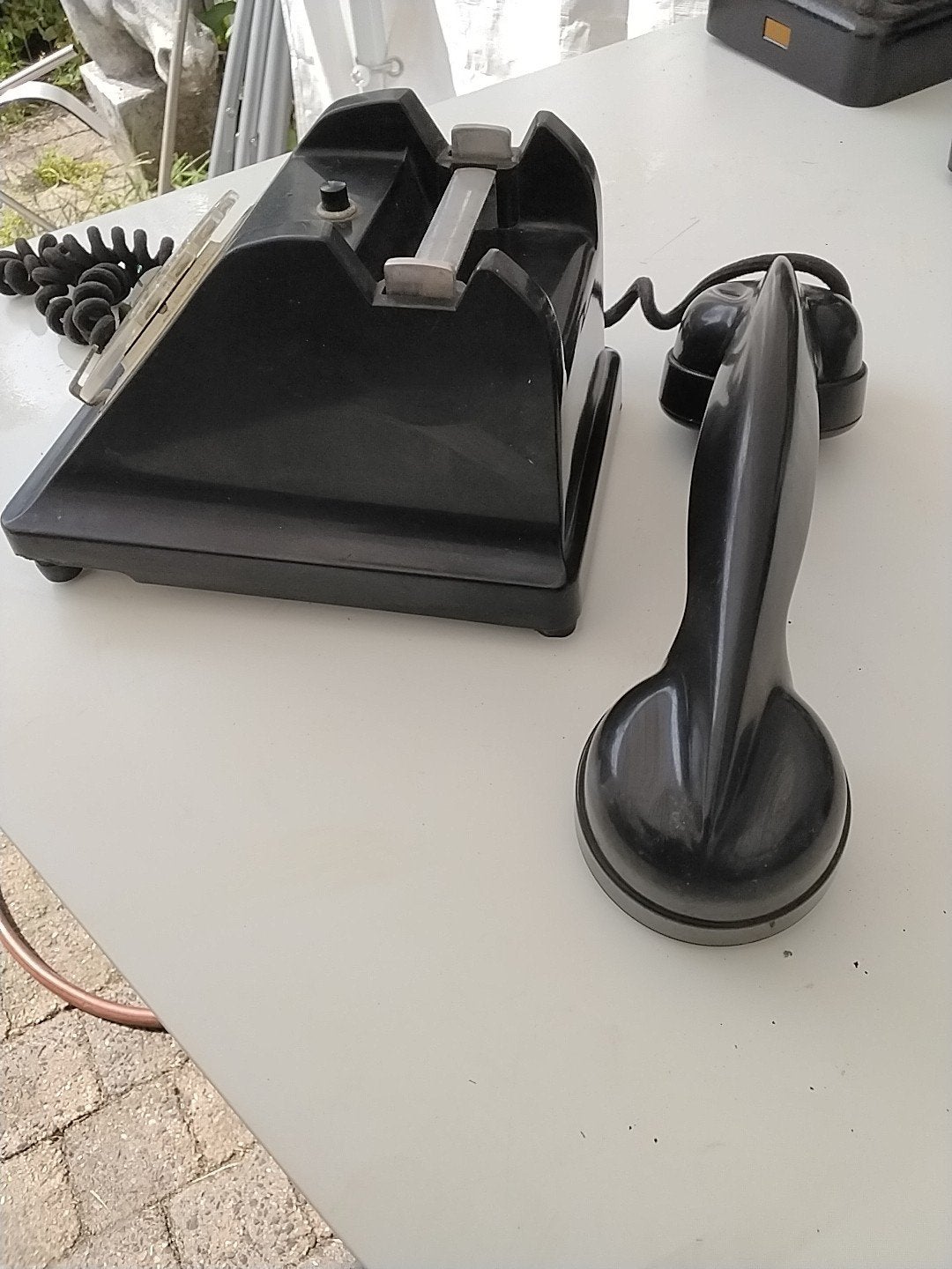Vintage Ericsson SAT15 Telefoon met Draaischijf (1960), Ophalen of Verzenden, Gebruikt, Met draaischijf