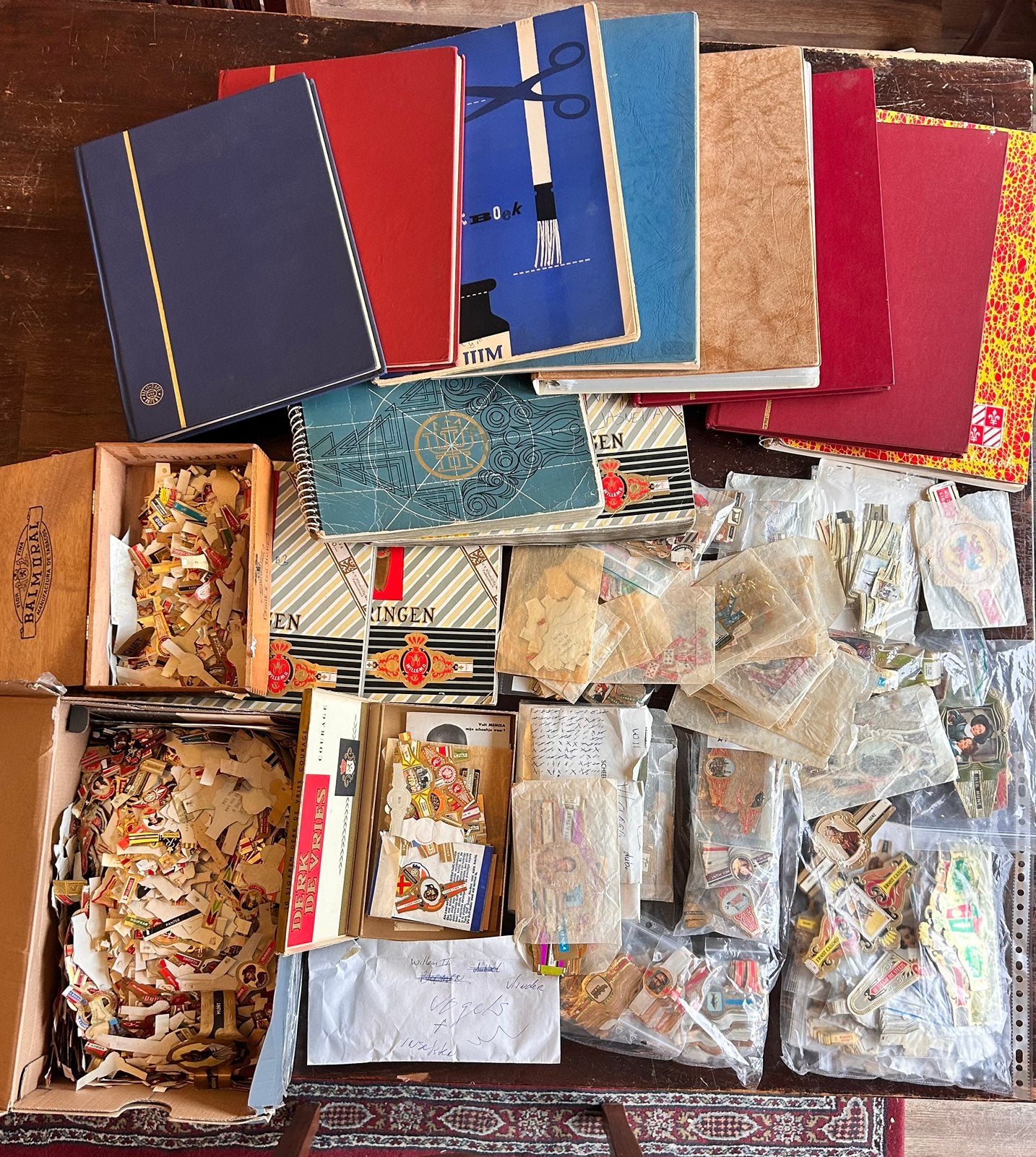 Verzameling sigarenbandjes, Ophalen of Verzenden