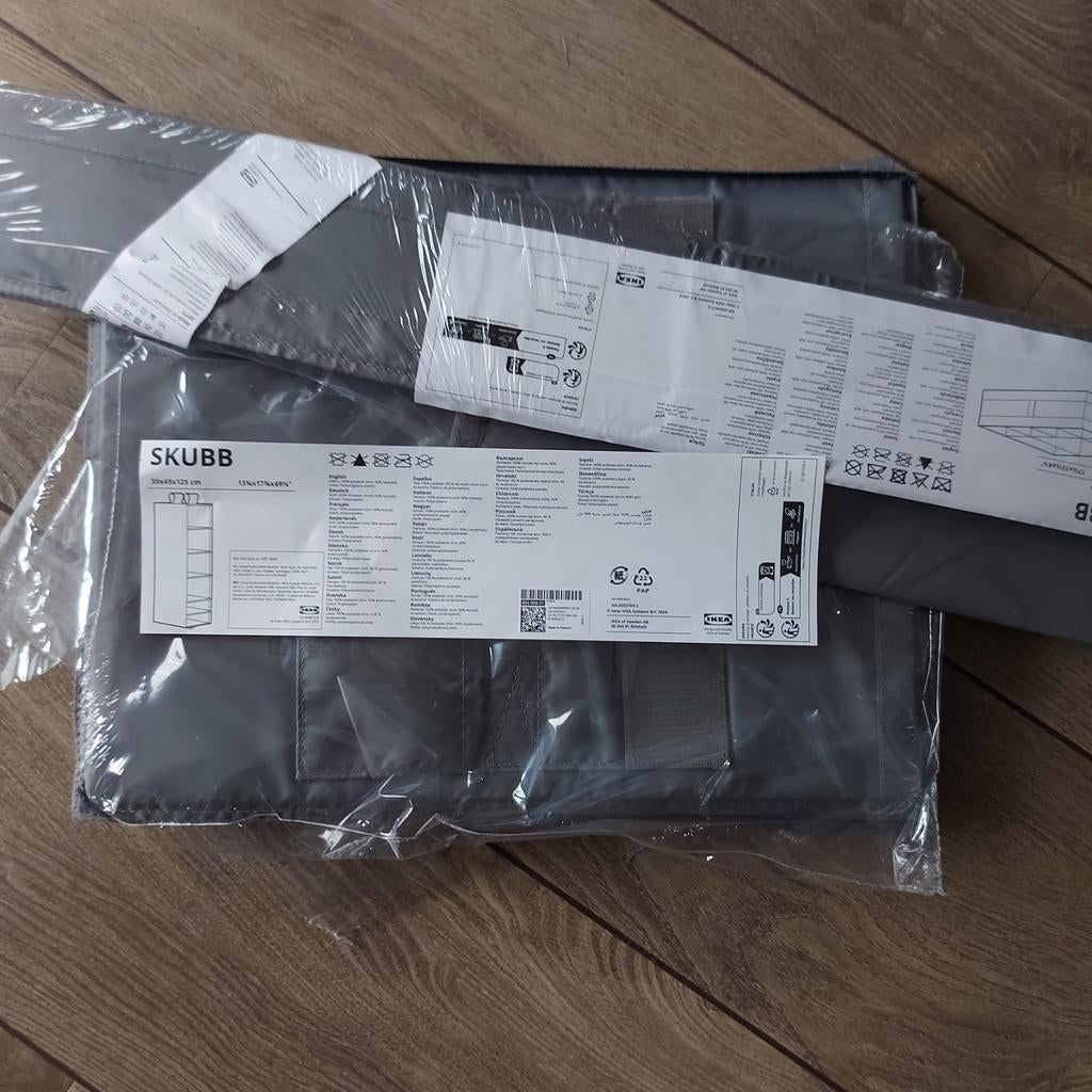 IKEA SKUBB Opbergerset - Hangend en Ladeverdeler, Met plank(en), 100 tot 150 cm, Nieuw, Ophalen of Verzenden