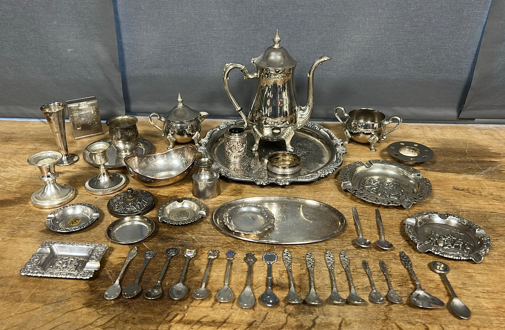Zilver of verzilverd spul. 4 kilo., Ophalen of Verzenden, Zilver
