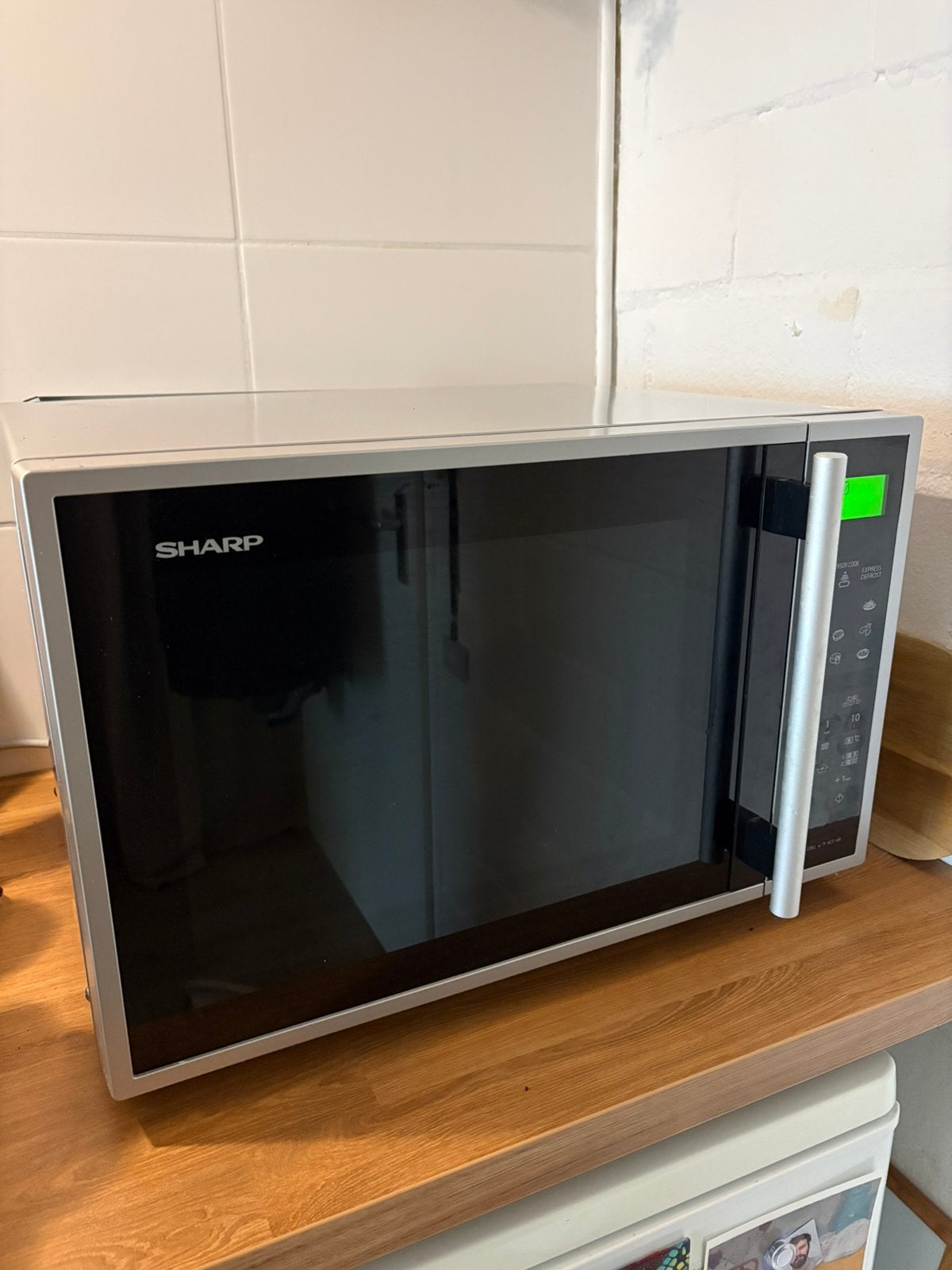 Magnetronoven Sharp R-961 INW, Ophalen, Zo goed als nieuw, Oven