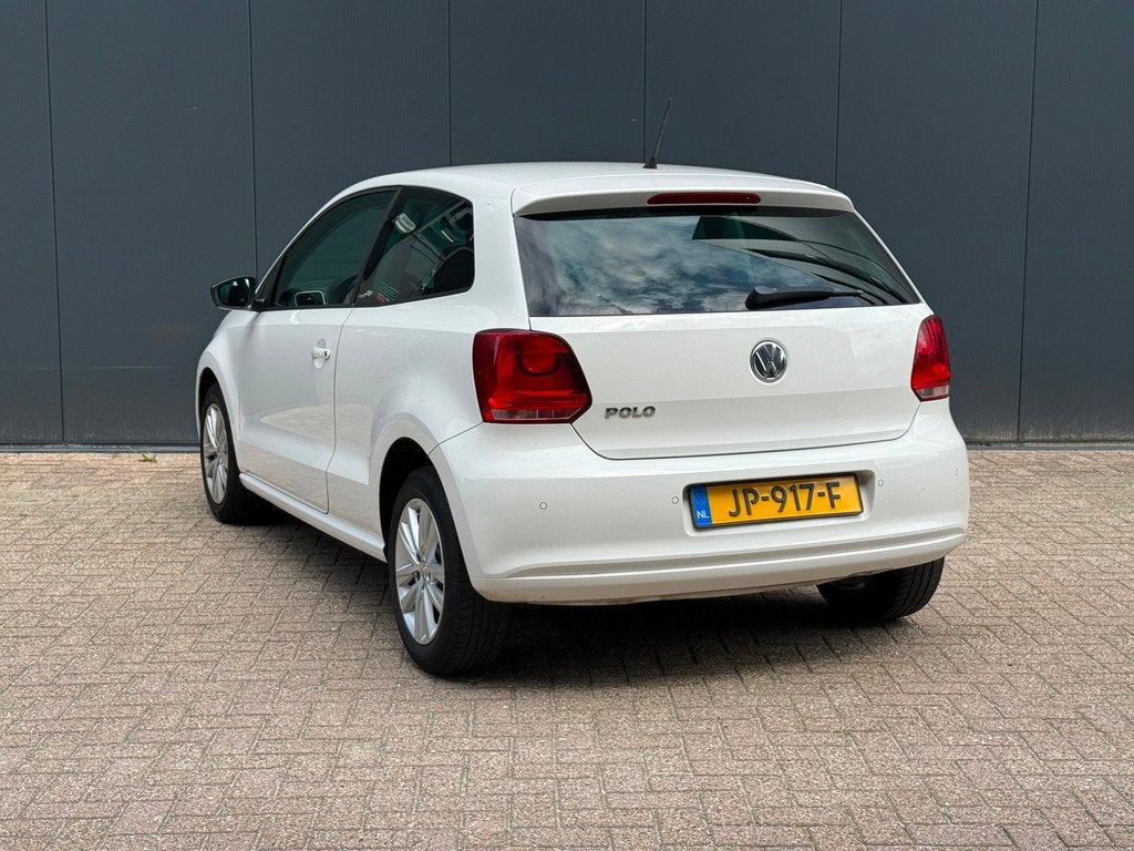 Volkswagen Polo 1.2 Easyline, Style, Airco, Stoelverwarming,, Auto's, Voorwielaandrijving, Euro 5, Zwart, 60 pk
