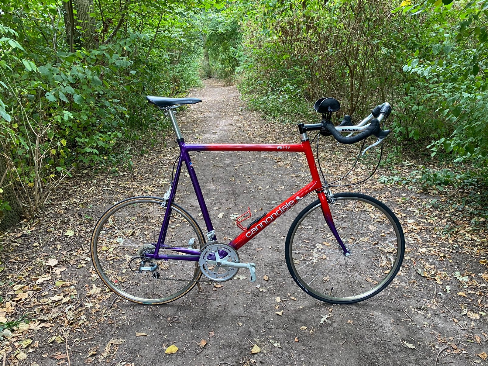 Cannondale R700 Tijdrit/Triatlon Racefiets, 26 inch, Velgrem, Zo goed als nieuw, 15 tot 20 versnellingen