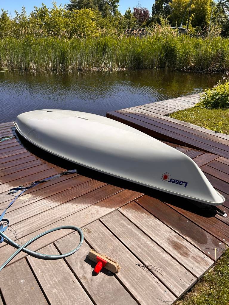 Laser zeilboot inclusief afdekhoes - Gebruikt, Watersport en Boten, Ophalen, Laser, Gebruikt, Laser