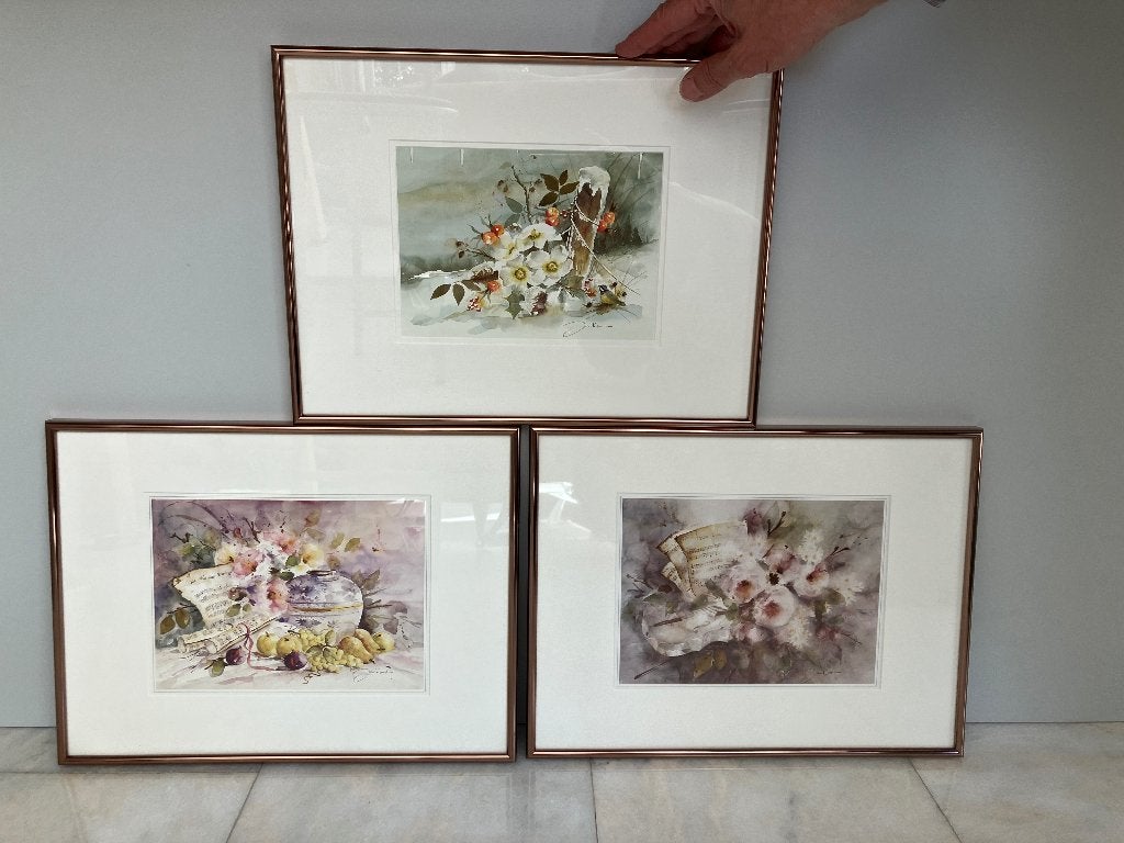 3 traps schilderijen Jan Kooistra, Minder dan 50 cm, Gebruikt, Oorspronkelijke maker, Ophalen of Verzenden