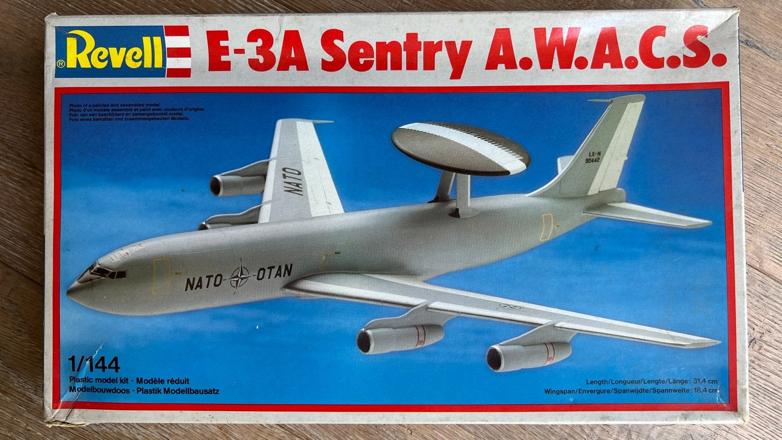 Revell E-3A Sentry A.W.A.C.S. Modelbouwkit 1:144, 1:144 tot 1:200, Revell, Nieuw, Ophalen of Verzenden