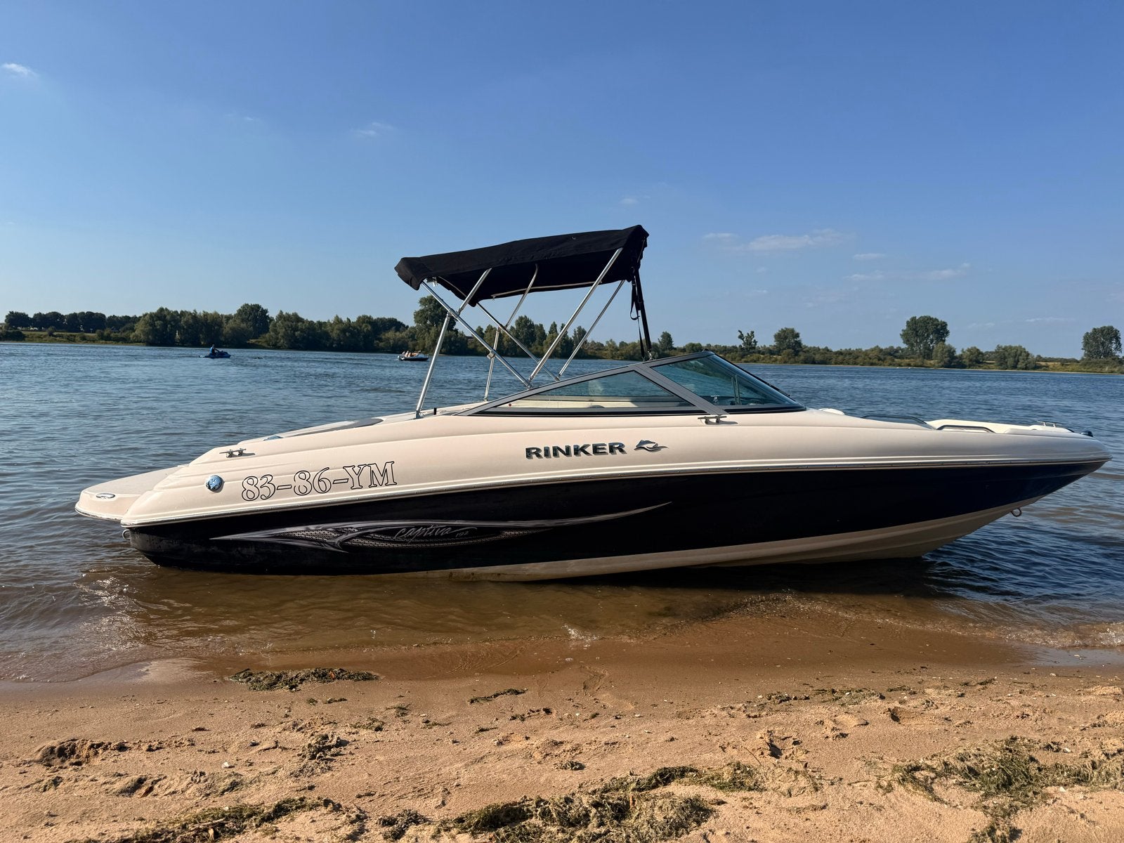 Rinker Captiva 200 - Sportieve Bowrider boot incl trailer, Ophalen, Overige merken, Gebruikt, Binnenboordmotor