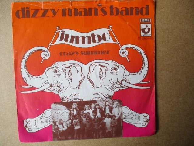 s5831 dizzy man's band - jumbo, Cd's en Dvd's, Vinyl Singles, Ophalen, Gebruikt, 7 inch, Overige genres