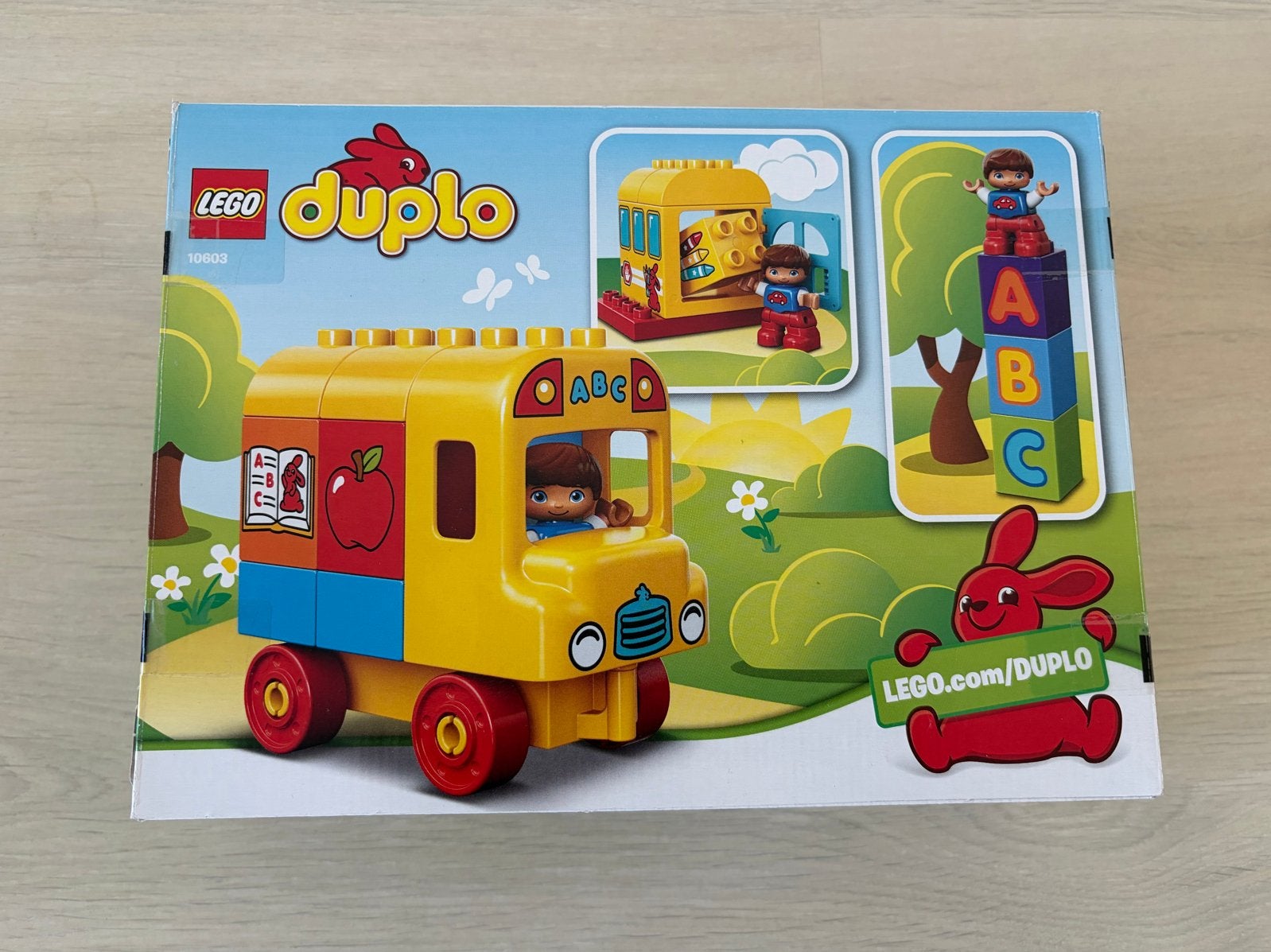 LEGO Duplo Mijn Eerste Bus 10603 - Compleet in doos, Ophalen of Verzenden, Zo goed als nieuw, Compleet, Duplo
