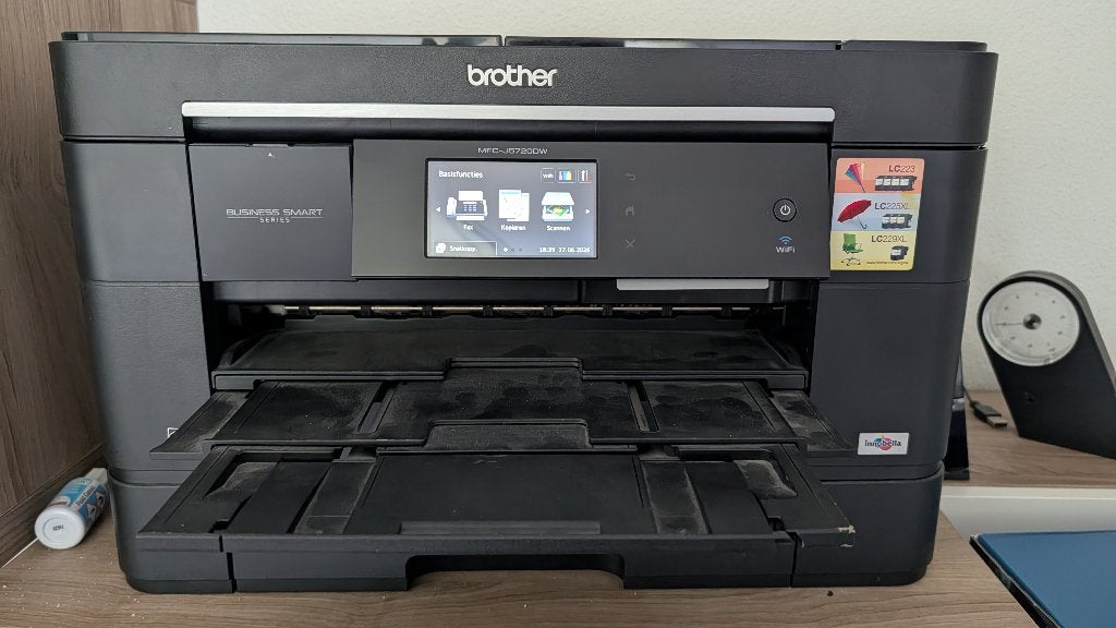 Brother MFC-J5730DW Inkjetprinter, Gebruikt, Inkjetprinter, All-in-one, Draadloos