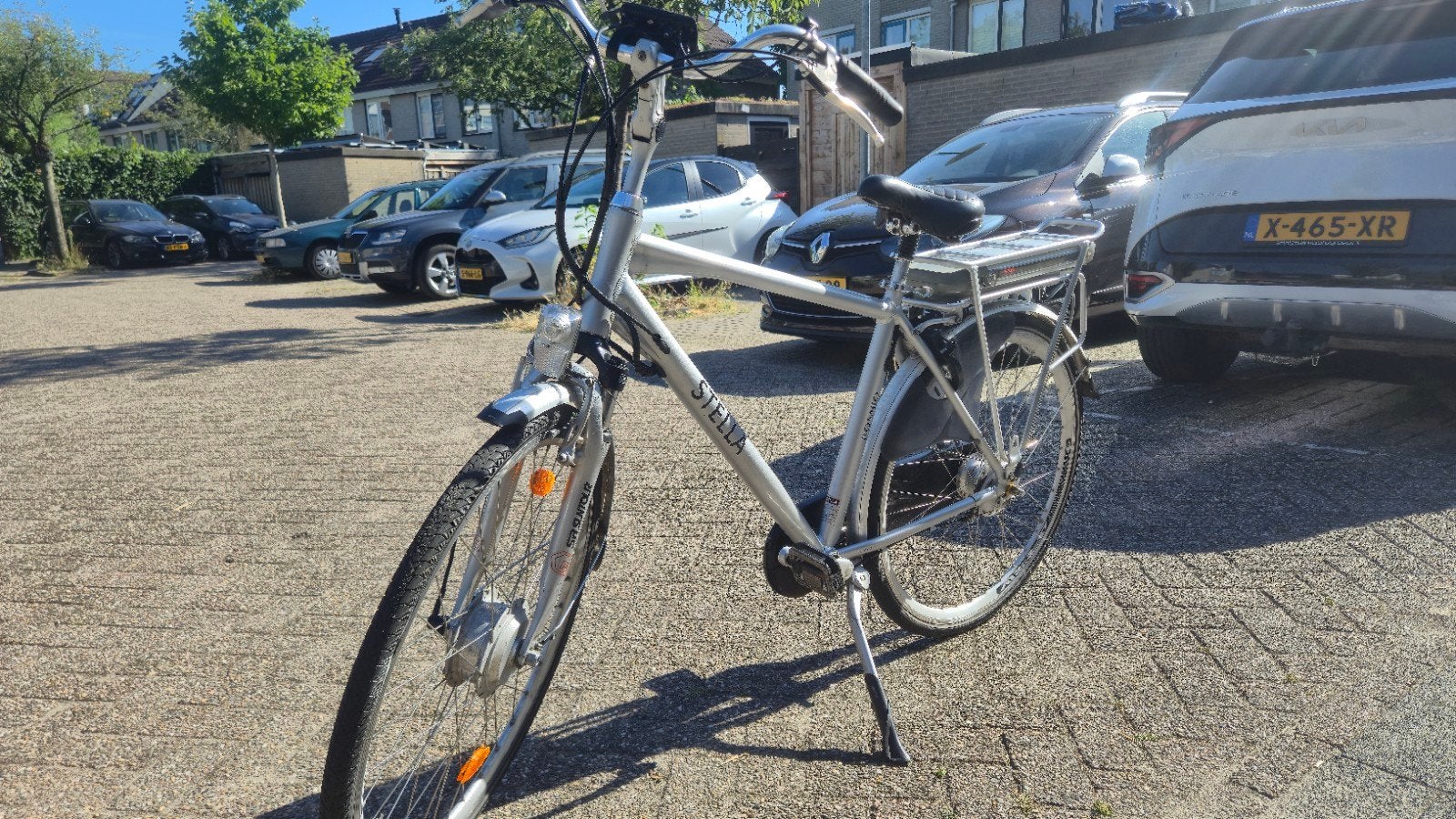 2x elektrische herenfietsen, Ophalen, Minder dan 10 versnellingen, 28 inch, Giant