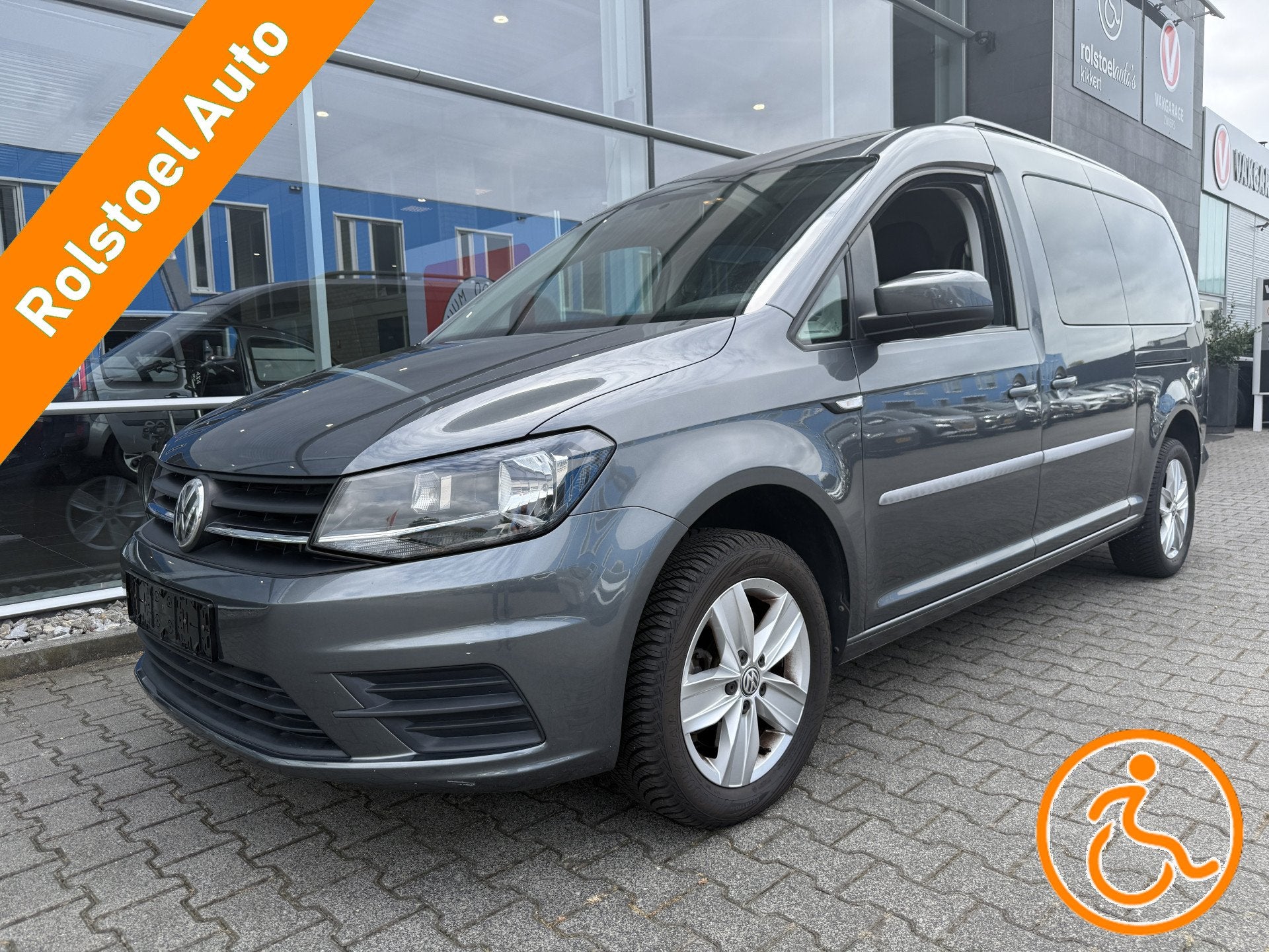 Volkswagen Caddy Maxi 5+1 Rolstoelauto 1.4 TSI Comfortline (, 1350 kg, Stof, Gebruikt, 7 stoelen