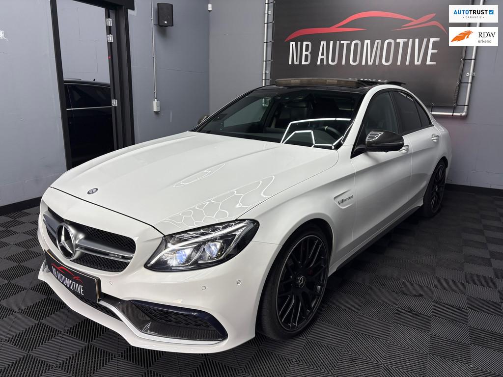 Mercedes-Benz C-klasse AMG C63 S V8 Biturbo, Auto's, Mercedes-Benz, Automaat, Achterwielaandrijving, Gebruikt, 510 pk