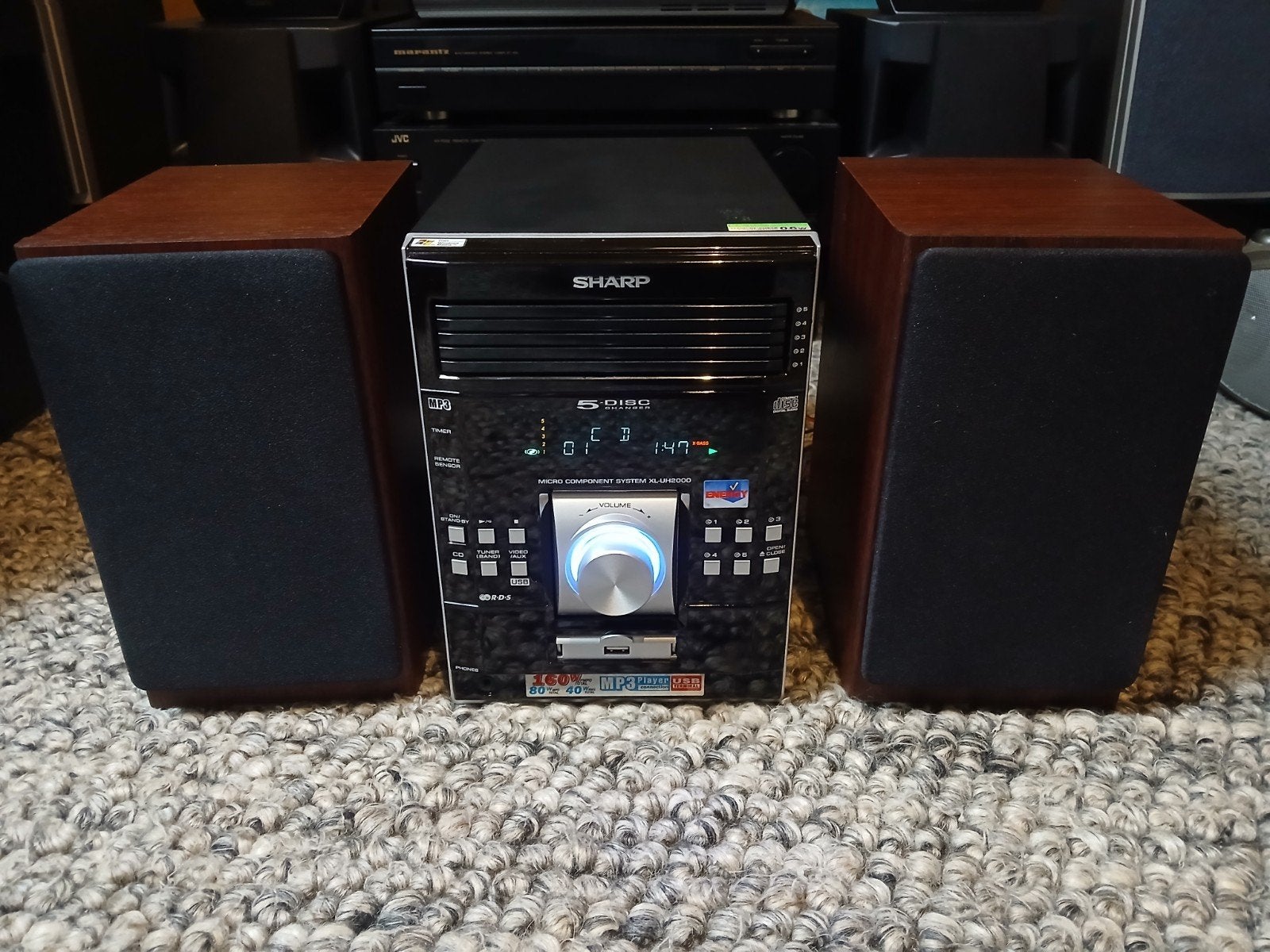 Sharp XL-UH2000 met 5-disc CD-wisselaar, Audio, Tv en Foto, Ophalen, Zo goed als nieuw, Speakers, Sharp