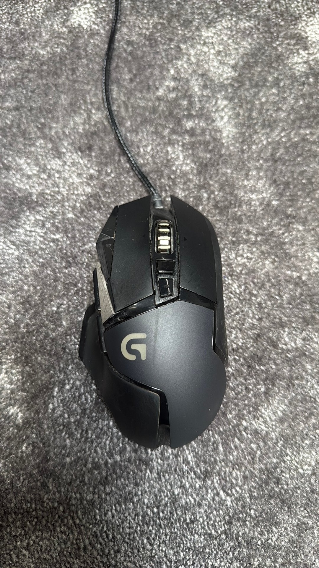 Logitech G502 Proteus Spectrum Gaming Muis, Ophalen, Rechtshandig, Muis, Gebruikt