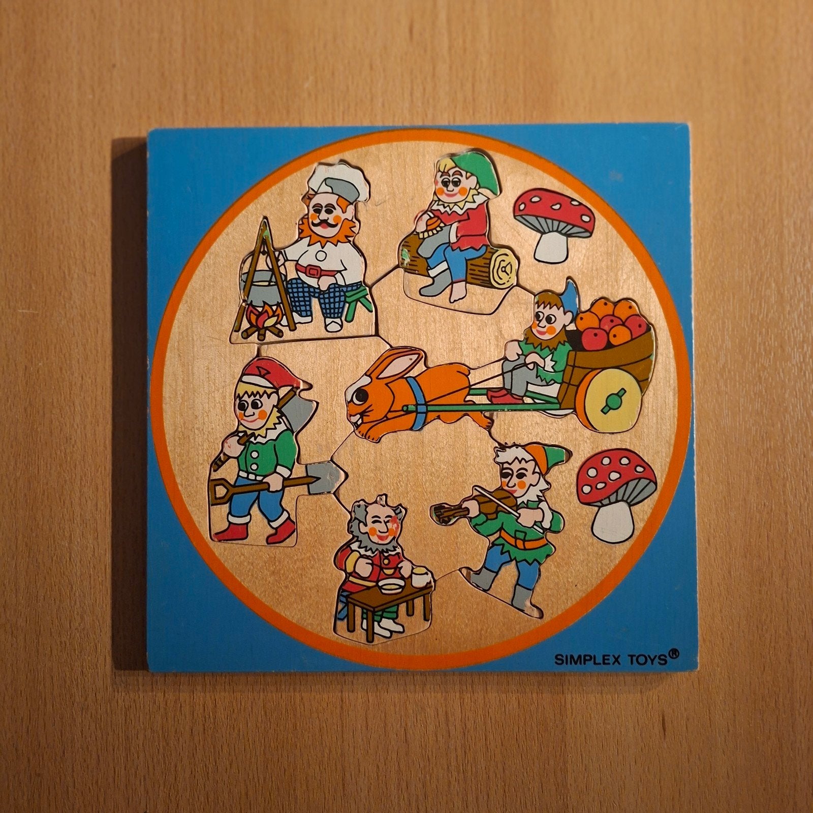 Mooie houten kinderpuzel., Ophalen of Verzenden, 10 tot 50 stukjes, Zo goed als nieuw