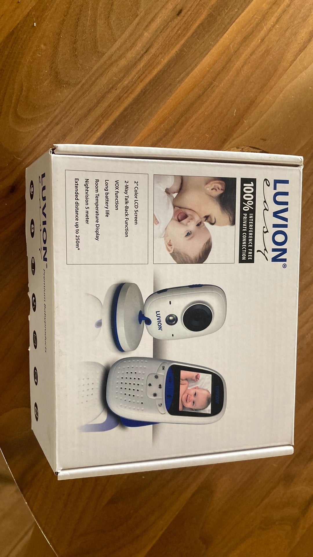 Luvion Easy Babyfoon met Camera en Terugspreekfunctie, Ophalen of Verzenden, Zo goed als nieuw, 250 meter of meer, Camera