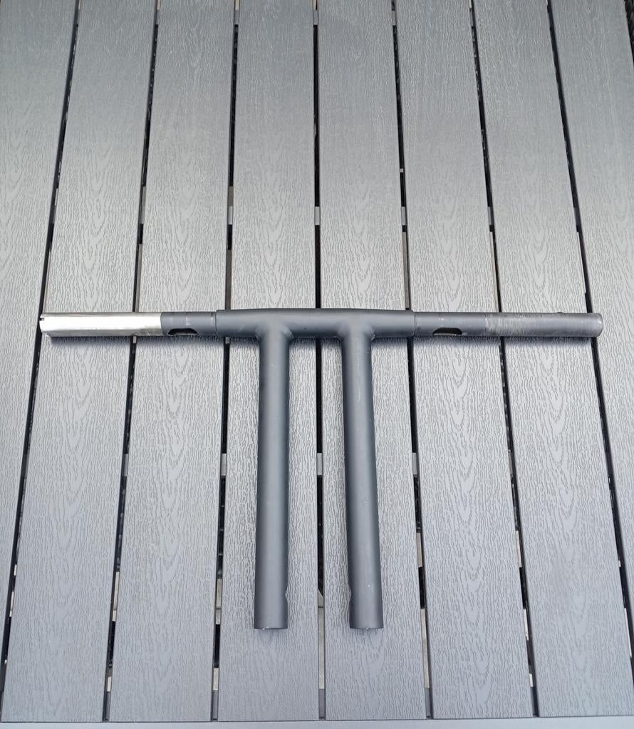 Wild1 1.25" Chubby Flatline T-bar Stuur 12" voor H-D, Motoren, Ophalen of Verzenden, Gebruikt