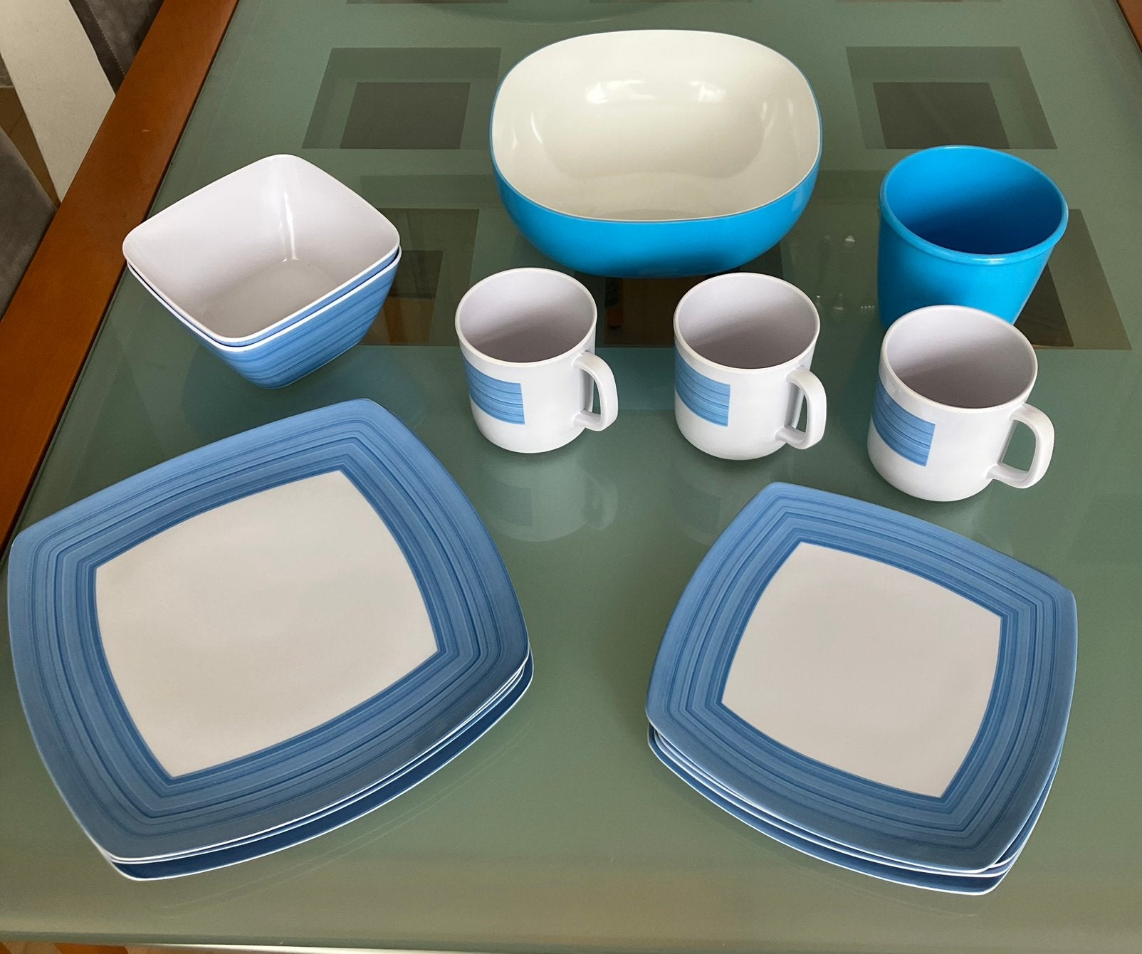 Campingservies, Ophalen, Gebruikt