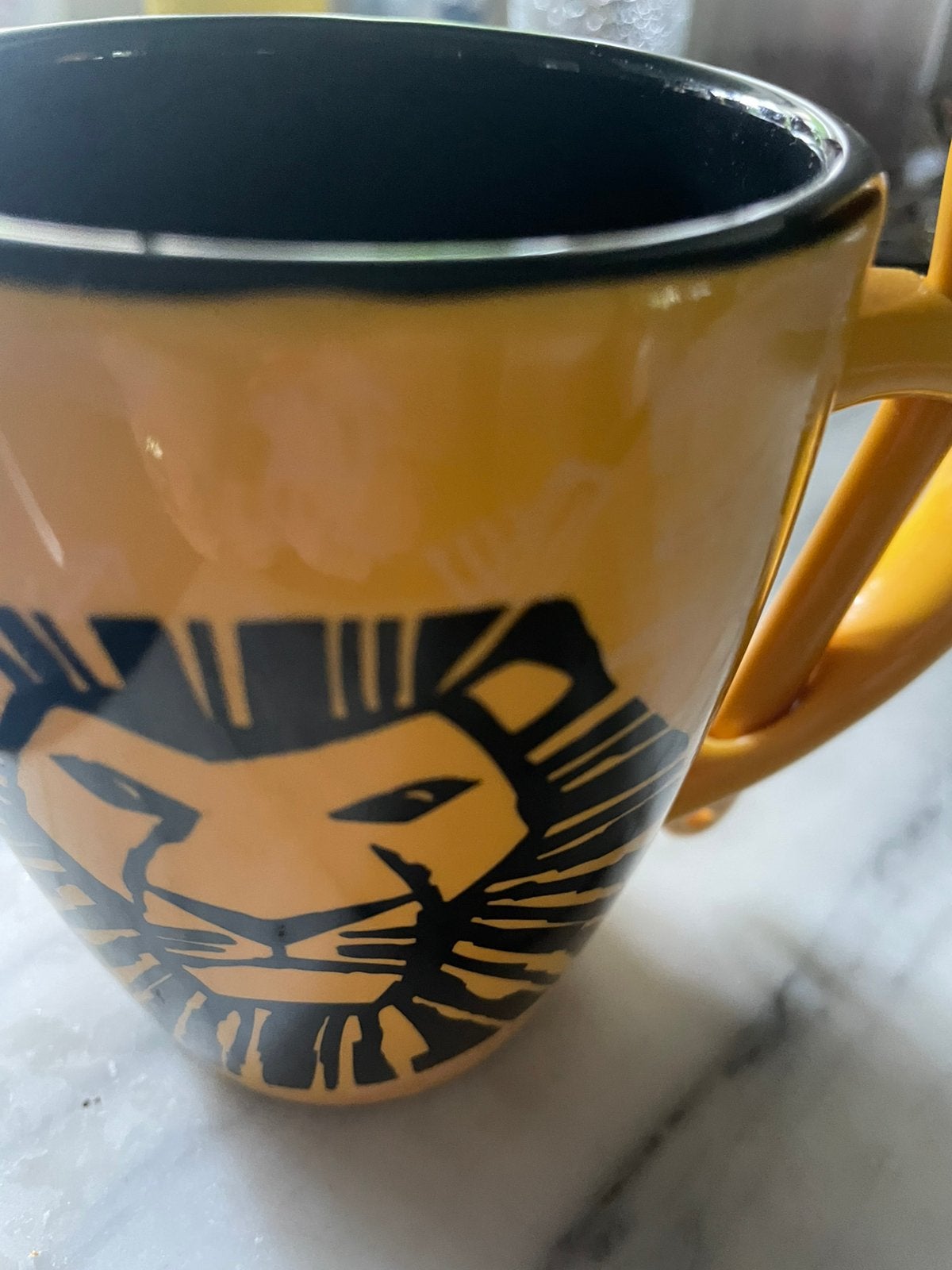 Mooie beker met lepel Disney the Lion King., Ophalen of Verzenden, Leeuwenkoning of Jungle Boek, Zo goed als nieuw, Servies