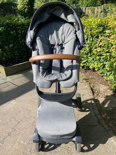 Stokke Xplory kinderwagen, Zo goed als nieuw, Combiwagen, Verstelbare duwstang, Ophalen