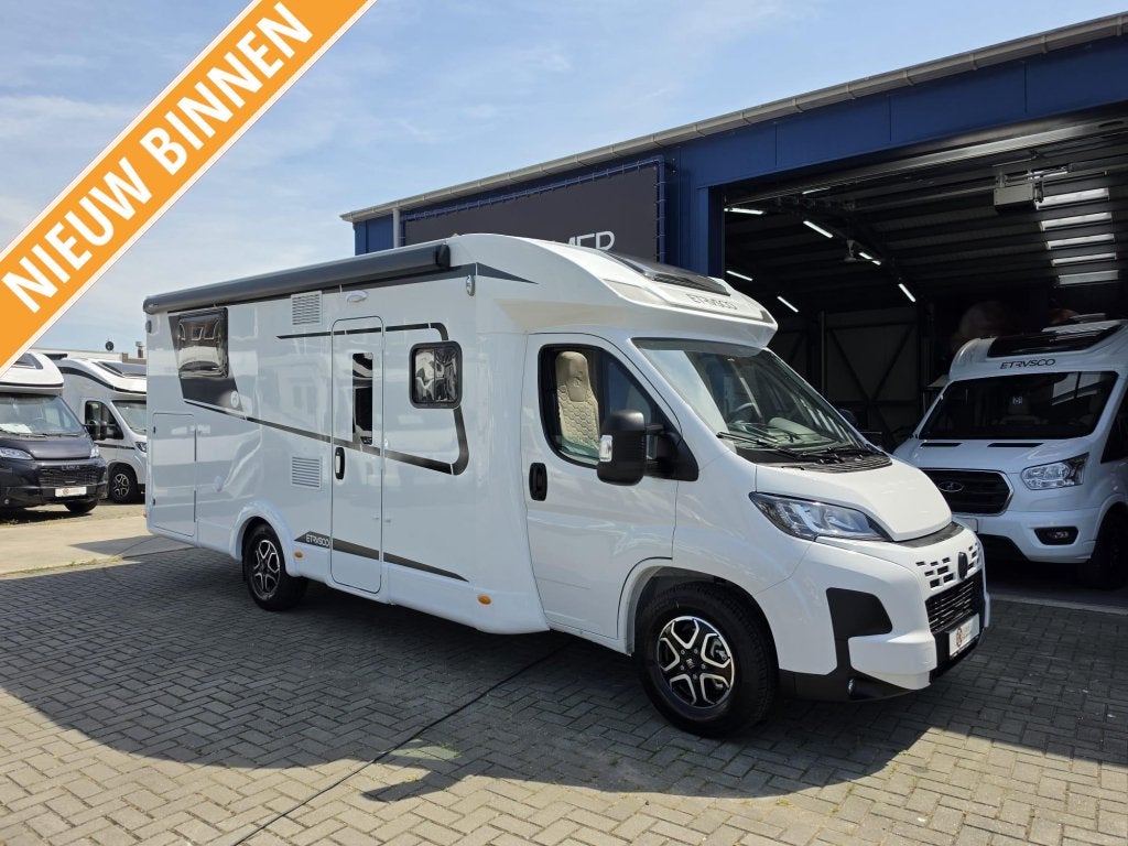 Etrusco T 7400 SBC Enkele bedden, Face/Face, Caravans en Kamperen, Campers, Automaat, Ringverwarming, Bedrijf, Diesel