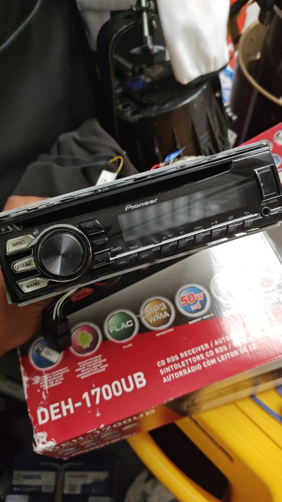 Pioneer DEH-1700UB Autoradio CD RDS Receiver, Ophalen, Gebruikt