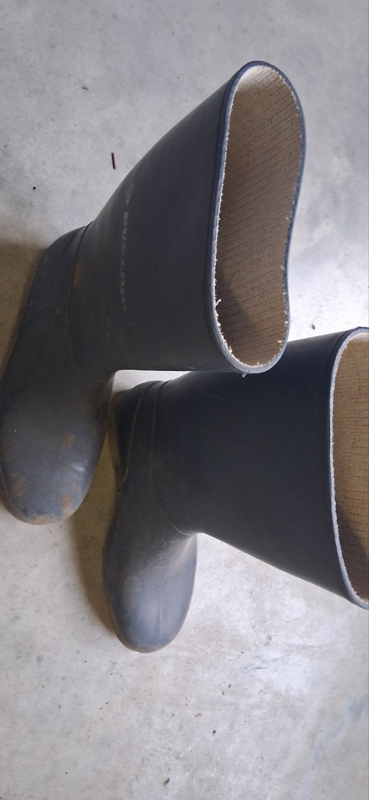 Dunlop laarzen maat 34, Ophalen, Blauw, Regenlaarzen, Dunlop