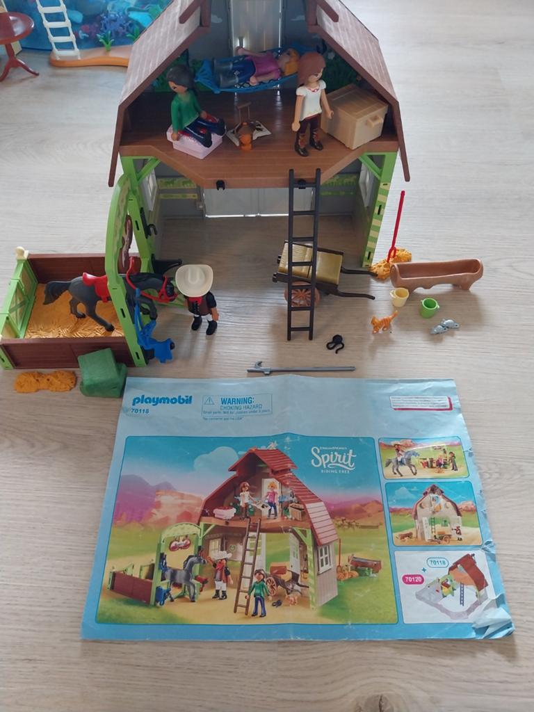 Playmobil schuur spirit, Ophalen of Verzenden, Zo goed als nieuw