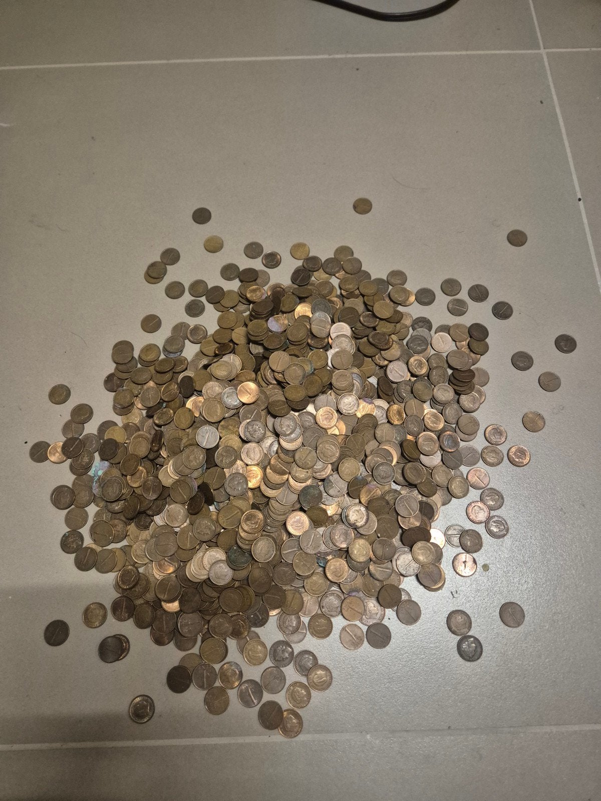 Duizenden oude 1 cent munten, Ophalen of Verzenden, 1 cent, Losse munt