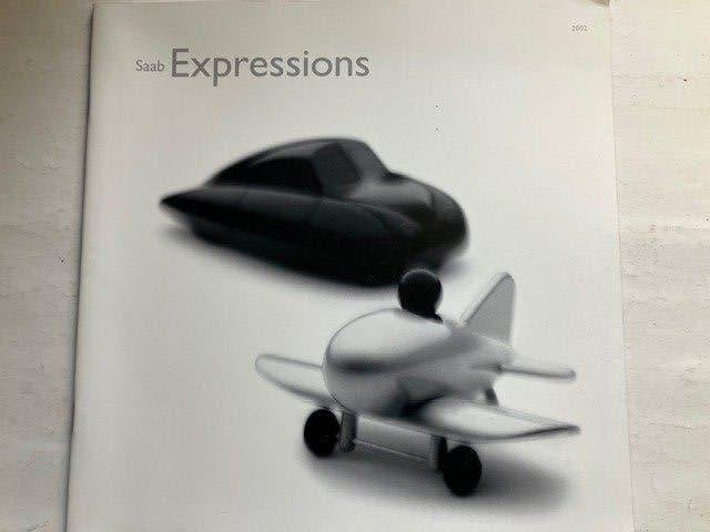Saab Expressions Catalogus 2002 - Duits, Gelezen, Ophalen of Verzenden, Overige merken, Saab