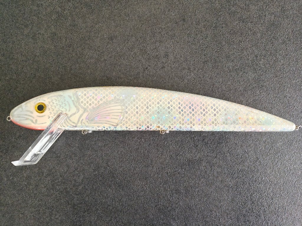 Grandma Lures 13" Crankbait - Holoform Mother of Pearl, Ophalen, Nieuw, Overige typen