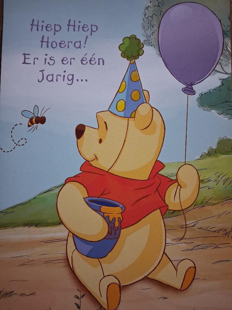 Onbeschreven blanco Disney Felicitatiekaart Ollie B Bommel, Verzamelen, Ophalen of Verzenden, 1980 tot heden, Hond of Kat