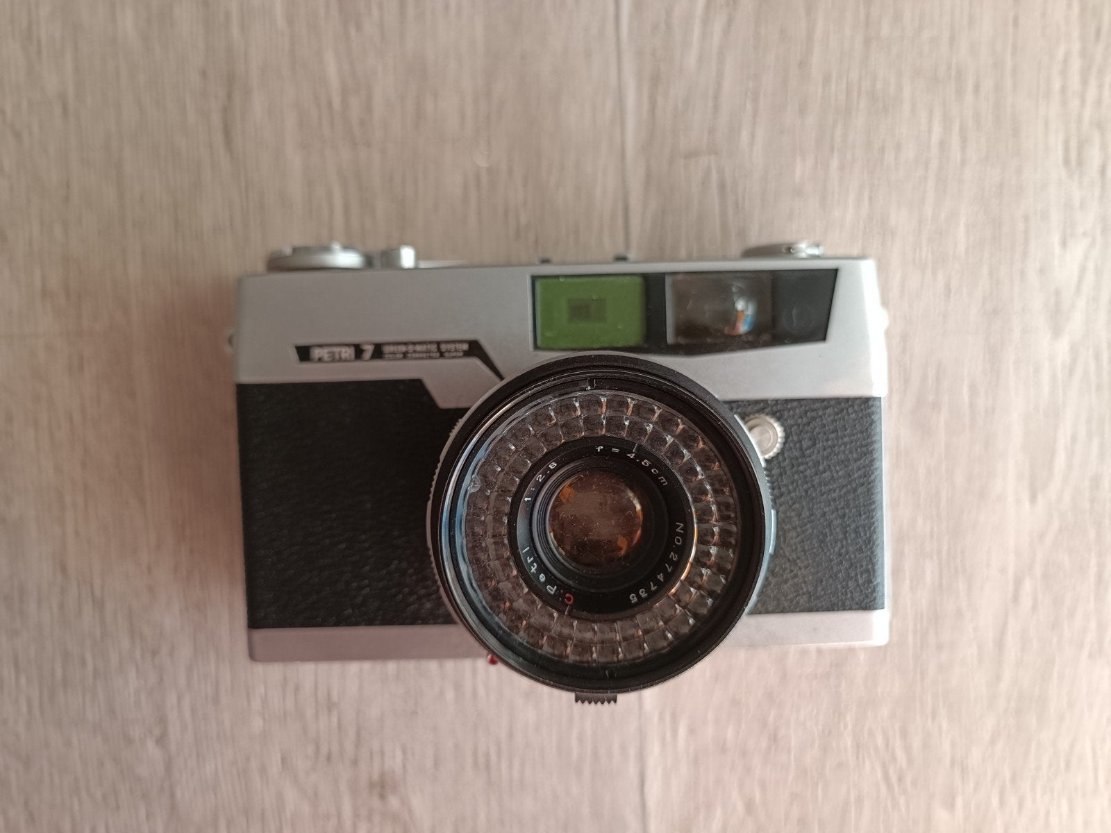 Petri 7 Green-O-Matic System Vintage Camera, Ophalen of Verzenden, Gebruikt, Compact, Overige Merken